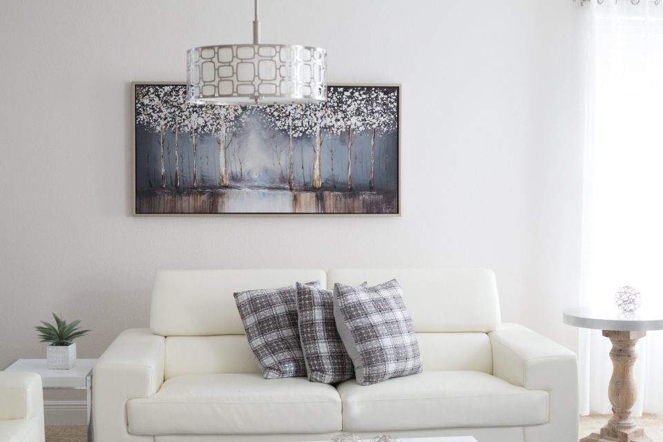 Illustrative photograph of interior Design